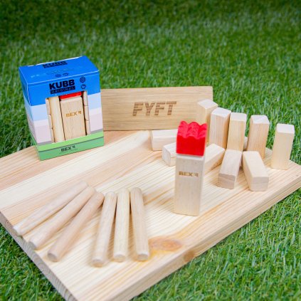 Kubb Original MINI - červený kráľ (Bex Sport)