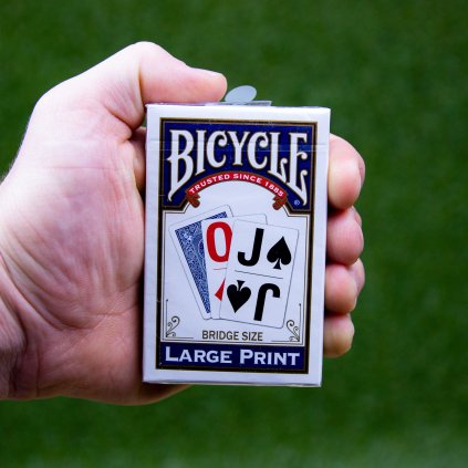 Large Print - karty s mega veľkými číslicami (Bicycle)