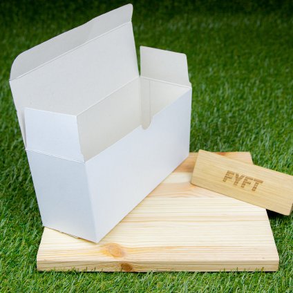 Papírová krabička na 12 balíčků karet - deck box (Farba Biela)
