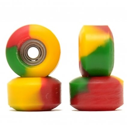 Profi kolečka na fingerboard R-wheels (Finga) (Farba Čierna-biela)
