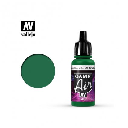 Vallejo Game Air 72729 Sick Green 17ml