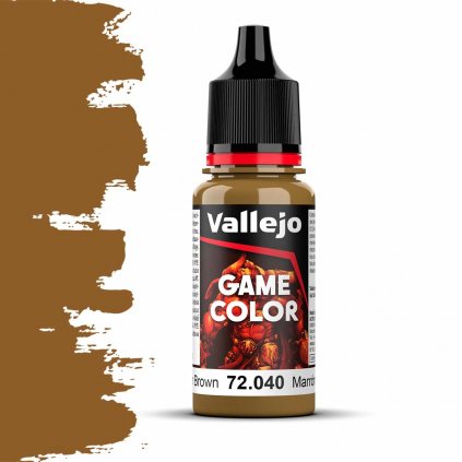 Vallejo Game Color 72040 Leather Brown 18ml