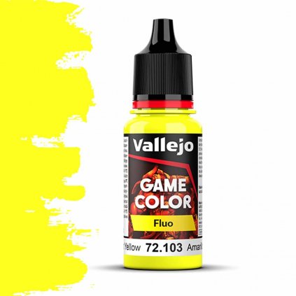 Vallejo Game Color 72103 Fluorescent Yellow 17ml