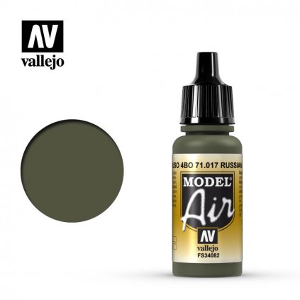 Vallejo Model Air 71017 Russian Green 4BO 17ml