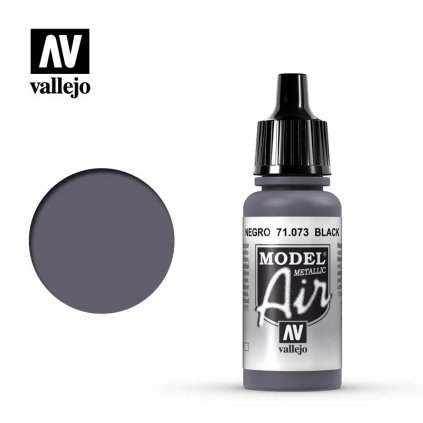 Vallejo Model Air 71073 Black 17ml