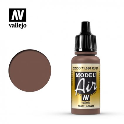 Vallejo Model Air 71080 Rust 17ml