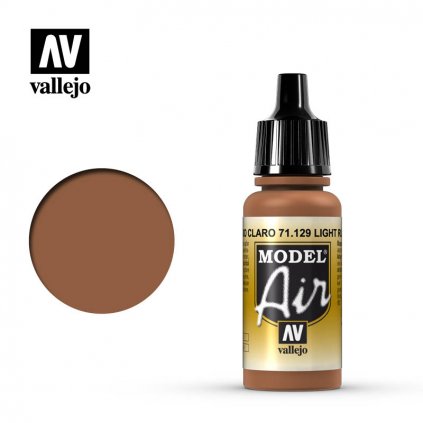 Vallejo Model Air 71129 Light Rust 17ml