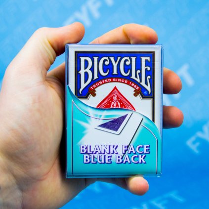 Blank Face - bílé líce (Bicycle) (Farba Modrá)