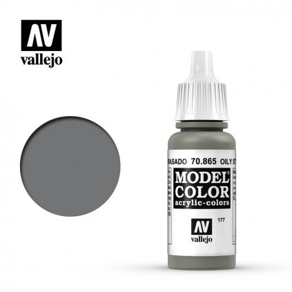 Vallejo Model Color 70865 Oily Steel 17ml