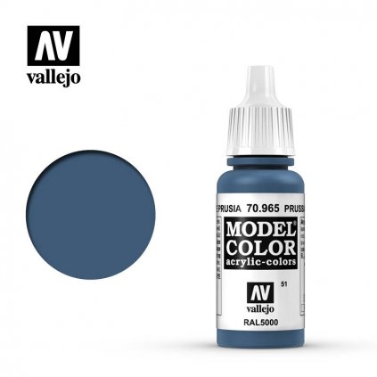 Vallejo Model Color 70965 Prussian Blue 17ml