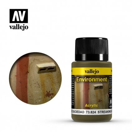 Vallejo Weathering Effects 73824 Streaking Grime 40ml