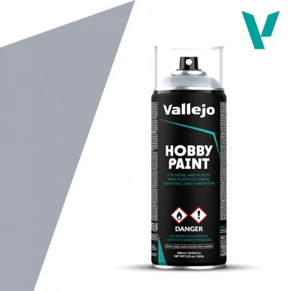 Farba v spreji Vallejo - Silver 400ml 28021
