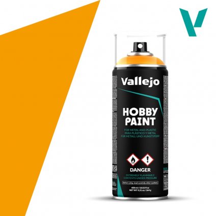 Farba v spreji Vallejo - Sun Yellow 400ml 28018