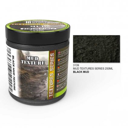 Ground Textures - Black Mud 250 ml (Green Stuff World)