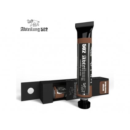 Abteilung 502 OLEJOVÉ FARBY ABT080 Hnedý Whash (20ml tuba)