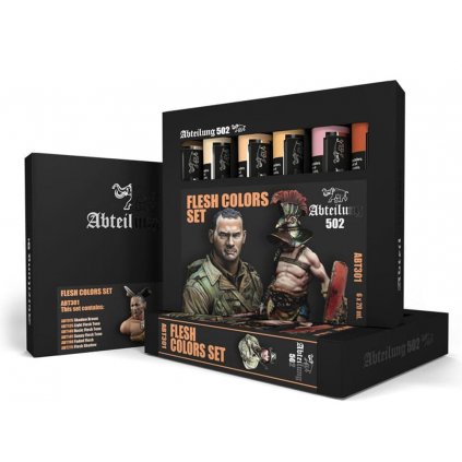 Abteilung 502 OIL SET ABT301 Sada telových farieb (6x20ml tuby)