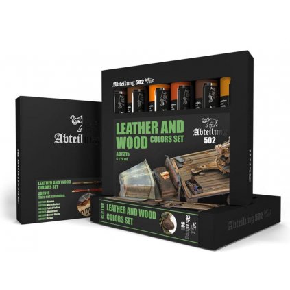 Abteilung 502 OIL SET ABT315 Sada na kožu a drevo (6x20ml tuby)