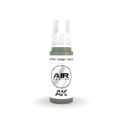 AK Akrylové farby 3Gen AIRCRAFT AK11847 RAF Cockpit Grey-Green (17ml)