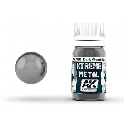 63973 ak ak480 xtreme metal dark aluminium 30ml