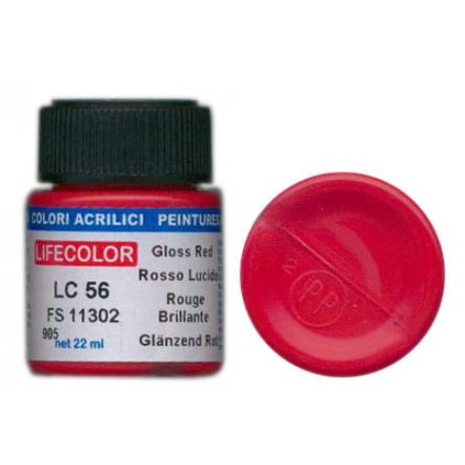 65197 barva lifecolor lc56 basic gloss red