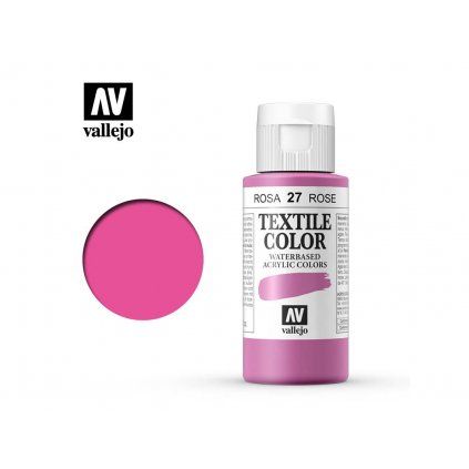 65362 vallejo textile color 40027 rose 60ml