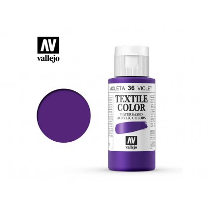 Vallejo Textile Color 40036 Violet (Opq.) (60 ml)
