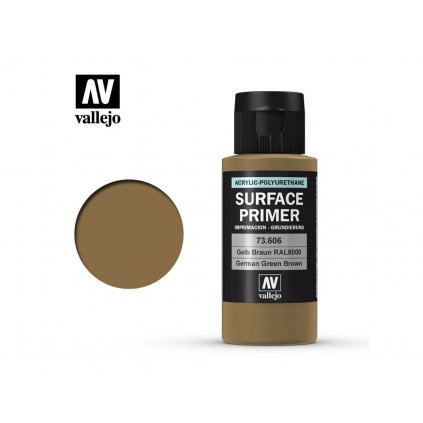 Vallejo Surface Primer 73606 Ger. Green Brown (60ml)
