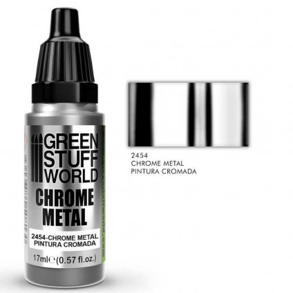 Chrome Paint - Chrome Metal 17ml (Green Stuff World)