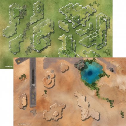 Battletech: Battle Mat Alpha Strike Aerobase 2 (CGL)