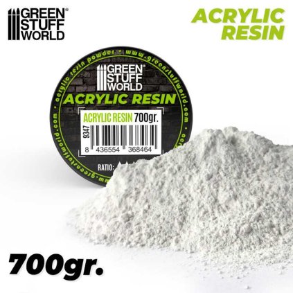Akrylová živica 700gr - modelovací prášok (Green Stuff World)