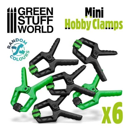 Mini hobby clamps x6 - sada 65mm svoriek (Green Stuff World)
