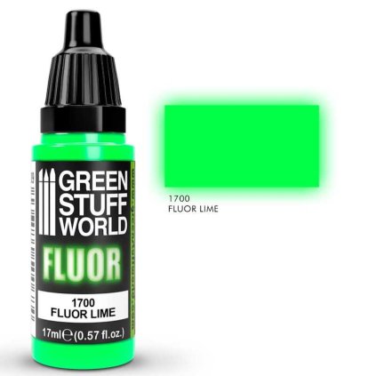 Fluor Paint LIME 17ml (Green Stuff World)
