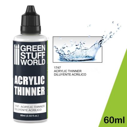 Riedidlo na akrylové farby 60 ml - riedidlo (Green Stuff World)