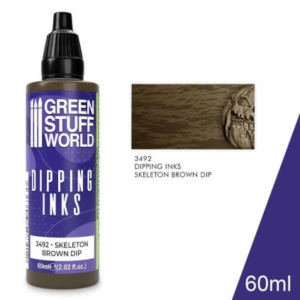 Ponorný atrament 60 ml - SKELETON BROWN DIP (Green Stuff World)