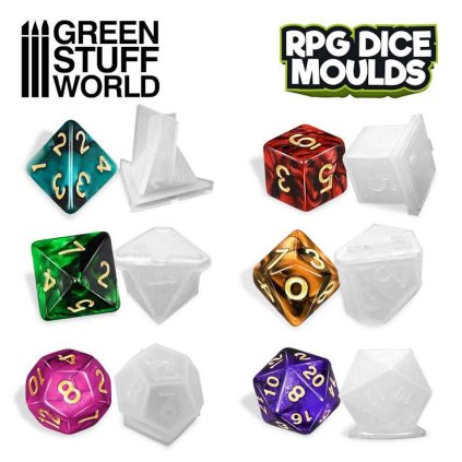 Formy na kocky DnD (Green Stuff World)