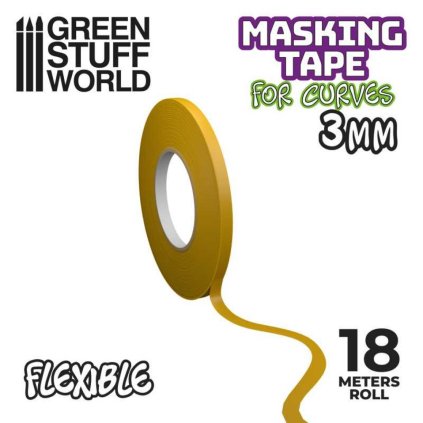 Flexible Masking Tape - 3mm (Green Stuff World)