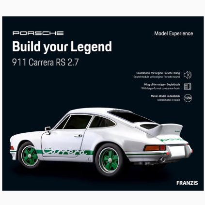 Model kit Porsche 911 Carrera RS 2.7 "Build your Legend" (Franzis)