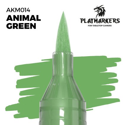AKM014 Playmarker Animal Green - modelársky fix (AK Interactive)