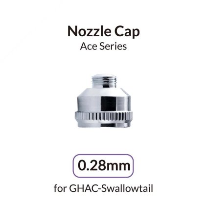 Airbrush 0.28mm Nozzle Cap for GHAC-Swallowtail (Gaahleri)
