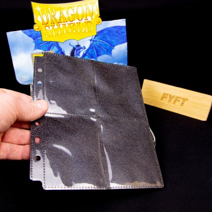Dragon Shield 8 pocket page - Black sideloading