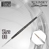 silver series kolinsky brush size 00
