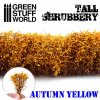tall shrubbery autumn yellow