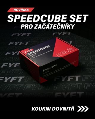 NOVINKA NA FYFTU🔥 SPEEDCUBE SET PRO ZAČÁTEČNÍKY🙌🏻 Obsah boxu: 3x3 kostka, 2x2 kostka, pyraminx, FYFT pytlík, 2 stojánky a...