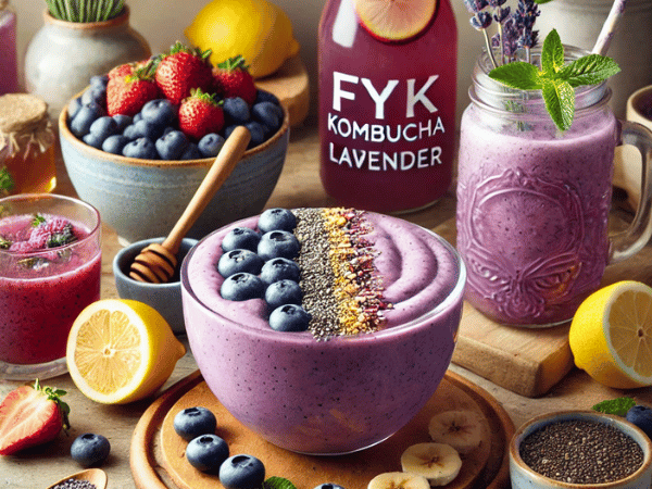 5 receptů s levandulovou kombuchou