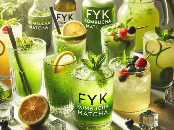 Recepty s FYK kombuchaou Matcha