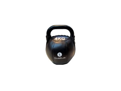 Sveltus Kettlebell Soft čierny - od 4 kg do 16 kg (HMOTNOSŤ 8 kg)
