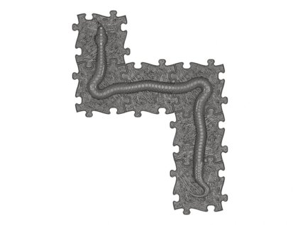431 25 set snake graphite w01