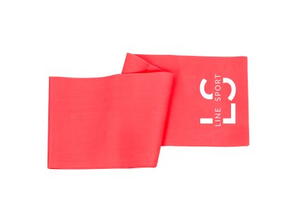 tasma rehabilitacyjna line sport flat band red