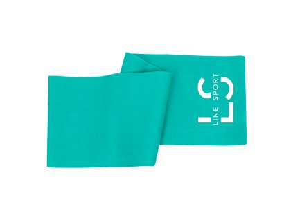 tasma rehabilitacyjna line sport flat band green