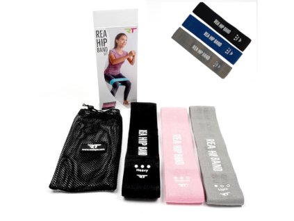 rea hip band zestaw 3 gum materialowych do cwiczen